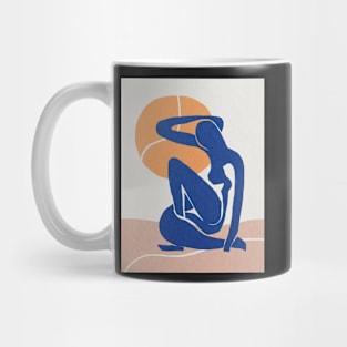 Blue nude under the sun Henri Matisse abstract art Mug